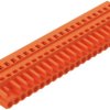 Socket header, 22 pole, pitch 5.08 mm, angled, orange, 231-322/026-000