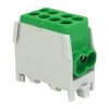 Blok rozdzielczy zacisk odgałęźny HLAK 25-1/2 M2 zielony mostek 1P 1,5-25mm2 1,5-16mm2 Pollmann 208 2080138