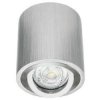 Oprawa okrągła FLORENCE Gu10 srebrna szczotkowana sufitowa natynkowa