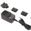Adapter AC/DC Uwy 12V dc Iwy 1.5A Złącze 2,1 x 5,5 x 12 mm, biegun dodatni w środku 18W typ wtyczki: Wymienny