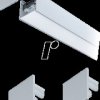 98625 Linion end cap, matt chrome, 2-pack