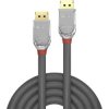 LINDY 36301 DisplayPort 1.4 Cable Cromo Line 1m Grey 8K 60Hz 32.4Gbps