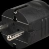 910.170 Central connector, type F – CEE 7/4, black