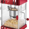 Unold UNOLD 48535 Retro - Popcornmaker - 300 W - rot 48535 Maszyna do Popcornu srebrny, czerwony