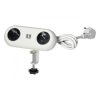 Gniazdo meblowe z uchwytem montażowym, ładowarką USB, 2 gniazda 2P+Z, 2xUSB, przewód 3x1,0mm2 - 1,5m, białe,OR-AE-13197/W