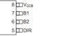 Automotive two-bit dual-supply transceiver with configurable voltage level | DCU | 8 | -40 to 125