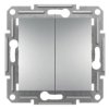 ASFORA Wyłącznik schodowy podwójny aluminium EPH0600161 SCHNEIDER ELECTRIC