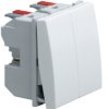 systo Wyłącznik zwierny przycisk /rozwierny 10AX/250V a.c. 1M biały WS029 HAGER