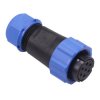7 Pin Waterproof W21 Female Plug Cable Connector IP68
