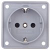 Gniazdo SCHUKO IP40 prosty tworzywo szary Integro 941952506