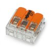 Kostka elektryczna samozaciskowa WAGO 3pin 4mm 32A/450V