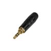 Złącza jack, Re-An Products 3.5 mm Swobodne zawieszanie Złącze TRS Męski 3 Czarny 500V