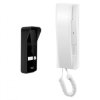 ENIR, zestaw domofonowy jednorodzinny, 2-żyłowy, z czytnikiem breloków, biały,OR-DOM-BA-935/W