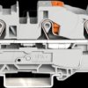 2216-1301 3-conductor through terminal block , 16 mm², gray