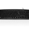 Klawiatura KYBAC201-PS2BLK Elementy mutlimedialne przewodowa, kolor: Czarny, PS2, QWERTY (Wielka Brytania), Ceratech