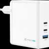 220356 USB charger, 140 W, 1x USB-A, 2x USB-C, GaN, black