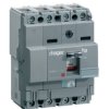 Wyłącznik kompaktowy MCCB, 4-biegunowy, 160A, 220/415V, Montaż na szynie DIN, Hager, HCA
