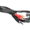 Przewód adapter Jack 3,5mm - 2x RCA 1,5m 50018