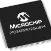 Mikrokontroler Microchip PIC24E TQFP 144-pinowy Montaż powierzchniowy PIC 536 kB 16bit CAN:2 60MHz RAM:52 kB Ethernet: