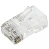 Wtyk modularny RJ45 8P8C kat.5e nieekranowany UTP drut przelotowy WORECZEK 100szt. Alantec