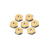 Toolcraft Brass Hexagonal Nuts DIN 934 M3 Pack Of 100