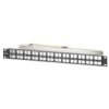 patch panel 48 portów na moduły KEYSTONE, 1U, z tacką