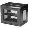 StarTech.com RK9WALM 2-Post 9U Wall Mount Network Cabinet with 1U Shelf, 19" Wa