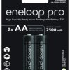 Akumulatorki R6 / AA Panasonic Eneloop PRO NEW Ni-MH 2500mAh BK-3HCDE/2BE (blister) - 2 sztuki