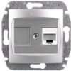 Carla Gniazdo Komputerowe Pojedyncze Rj45 Cat 5E Srebrne 1748-16