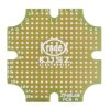 Obudowa plastikowa ZP60.60.40 jasna z uszami i z tulejkami mosiężnymi PC - ZP60.60.40UJ TM PC