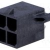 Złącze przewód-płytka gniazdo męskie PIN 4 Mega-Fit proste 172065-0004