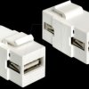 86317 Keystone module USB 2.0 A socket > A socket