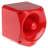 Zestaw sygnalizatorów akustycznych i lamp sygnalizacyjnych 17 → 60 V DC Czerwony DC IP66 Montaż na podstawie