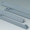 Cover strip, straight, PC, (W) 120 mm, silver gray, C2203123