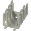 Finger shaped heatsink, (L x W x H) 32 x 18.5 x 15 mm, 16 K/W, black anodized, FK 235 MI L 1