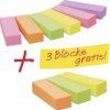 Karteczki samoprzylepne do zaznaczania stron Post-it 670-6+3 15 mm x 50 mm 900 ark., 3 bloczki gratis