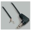 BKL Electronic Audio/NF Cable with 3.5mm Mono Jack Plug Angled