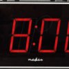 CLAR004BK Digital alarm clock radio, 1x 3.5 mm, snooze, sleep timer, black