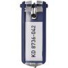 Durable 195707 Key Clip 6 pcs Blue Key Chain Set