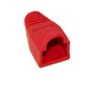 Osłonka wtyku RJ45 z odgiętką (10szt) czerwona /1190