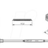 C245227 SMD desoldering tip C245, C245227/17.5 x 17.5 mm, for QFP/PLCC