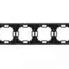 Simon Basic Ramka 4-krotna Neos IP20 czarny mat BMRC4/49