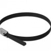 Delock 18809 Opaski kablowe ze stali nierdzewnej czarny 10 szt.