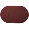 Draper 55204 Sanding Discs, 180mm, Hook & Loop, 80 Grit, (Pack of 10)