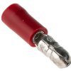 Konektor okrągły izolowany Męski Bez osłony rozmiar 1.5mm² średnica przelotu 4.3mm RS PRO Czerwony długość całkowita
