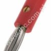 RA-104 RT Wtyk izolowany 4mm, banan. mini, przykręcane, czerwony, RA104RT, WYPRZEDAŻ