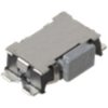 C & K KSS233GLFG Pushbutton SPST Momentary-Tactile 3N SMT IP40 32V 10mA