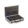 Walizka narzędziowa z aluminiową ramą 455x330x152mm CZARNA
