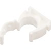 Uchwyt zamykany bezhalogenowy do rur gładkich UZHF 20 biały 68331 /100szt./