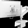 45-695-290 Ergotron LX Pro monitor arm, high column, standard clamp, white